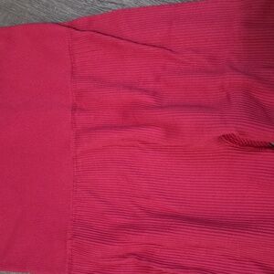 Aerie Bold Pink Ribbed Leggings